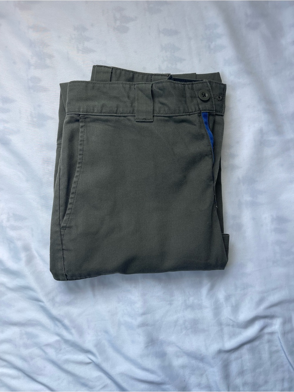 Dickies Men's Olive Green Cargo Work Pants - Picture 10 of 10